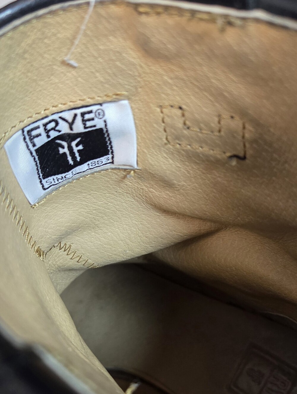 FRYE Paige Short Riding Boots Black Leather Size 6.5 - Picture 6 of 10